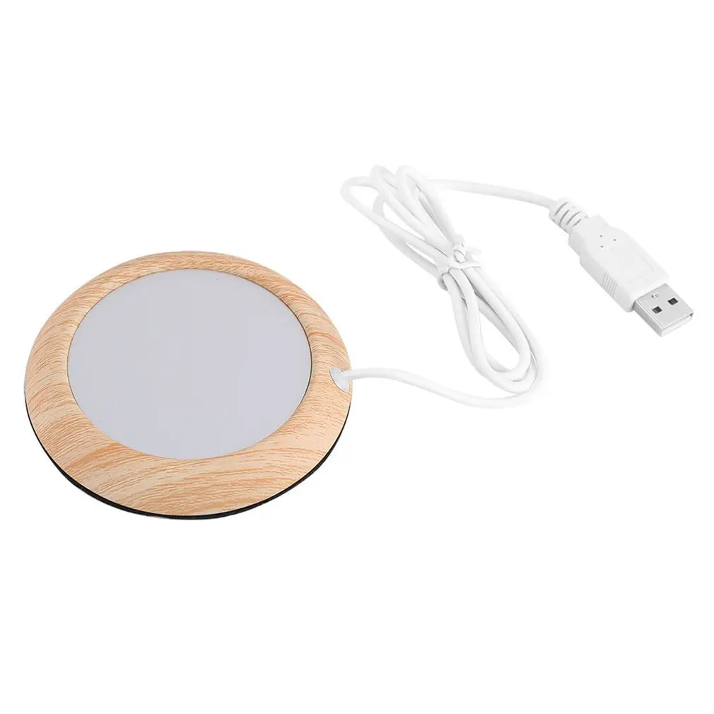 

Compact usb heating coaster with USB cable Creative metal constant temperature coaster coffee warmer cup mug mat