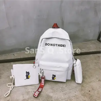 

2019 Small Backpack Women 3 Pie Female Korean College Canvas Travel Bag Student Mochila Feminina School Bags For Teenage Girls