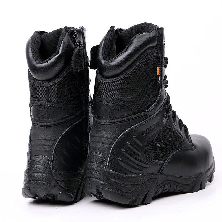 Мужские ботинки в стиле милитари; кожаные водонепроницаемые ботильоны в стиле пустыни; Рабочая обувь в армейском стиле; большие размеры 39-46