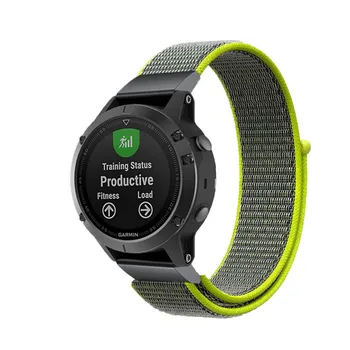 

26mm 22mm Quick release Nylon Velcro Wrist Strap For Garmin Fenix 5 5X Fenix 3/Fenix 3 HR/forerunner 935 Wristband Watch strap