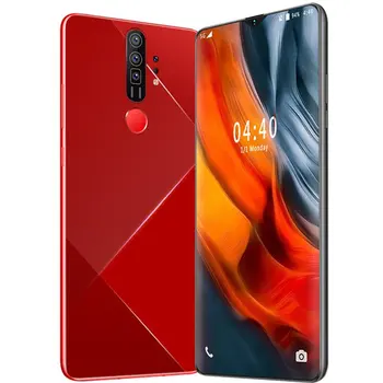 

M60 + 6.7 Water Drop Screen 2 + 16GB True Fingerprint Mobile Phone Facial Recognition Battery 4800mAh Android 10.0 Smart Phone