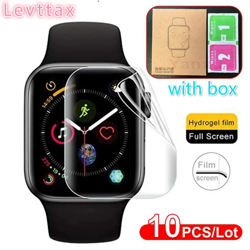 

10Pcs/lot Soft for iWatch 44mm 40mm 42mm 38mm Screen Protector For Apple iWatch Series 6 5 4 3 2 1 Hydrogel Film Protective Film