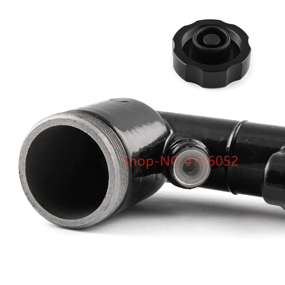 For Hydraulic E-brake Integrated Hand Brake Pump Assembly Aluminum Master Cylinder 3/4" Bore Compact Girling Style
