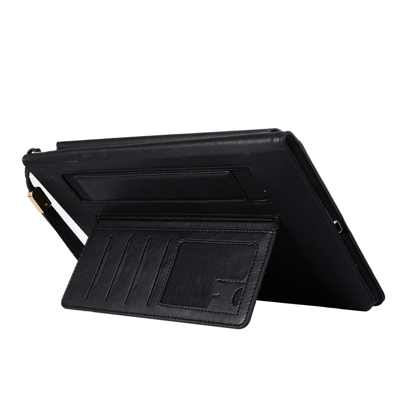 Для iPad Air Air2 многофункциональный флип-чехол iPad 9," Handstrap Бумажник кожаный чехол Портативная подставка смарт-чехол для iPad5 6