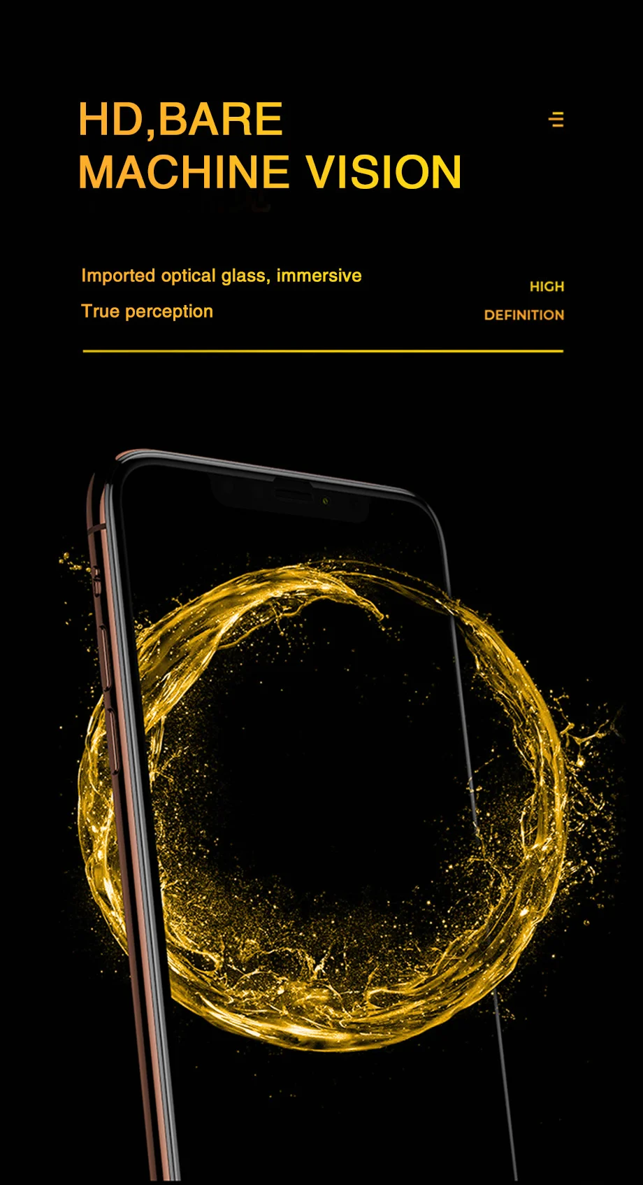 Полное покрытие защита экрана с закругленными краями для iPhone X Xr Xs 11 Pro Max закаленное стекло для iPhone 6 6s 7 8 Защитная стеклянная пленка
