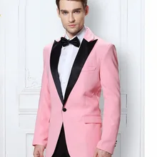 Мода Новое поступление белый мужской костюм жених смокинг для лучших мужчин Slim Fit Жених смокинги для мужчин(куртка+ брюки