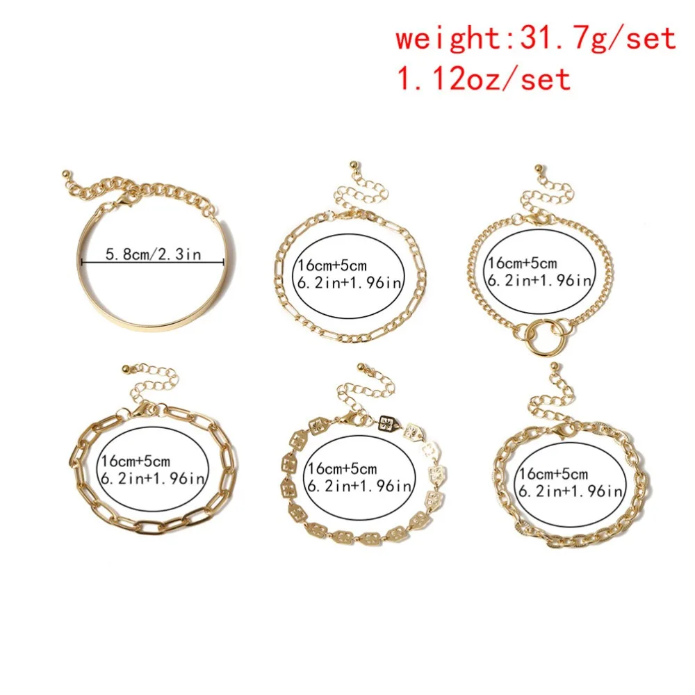 6 pcs size