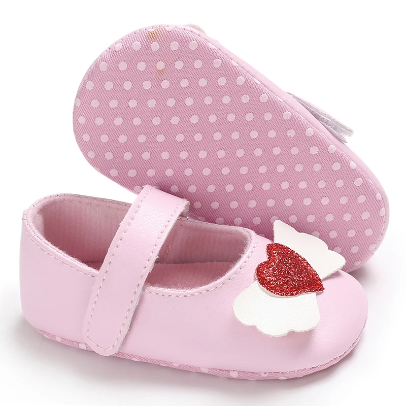 Newborns Fashion Solid Color Casual Shoes Princess Shoes Soft-soled Sneakers 0-18 Months Baby Bed Shoes Baby Walking Shoes