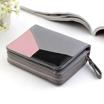 

Wallet Women Vintage Fashion Small Wallet Purse Money Bag Zipper Coin Pocket Wallet Evening Package Mobile Phone Bag Purse A40#