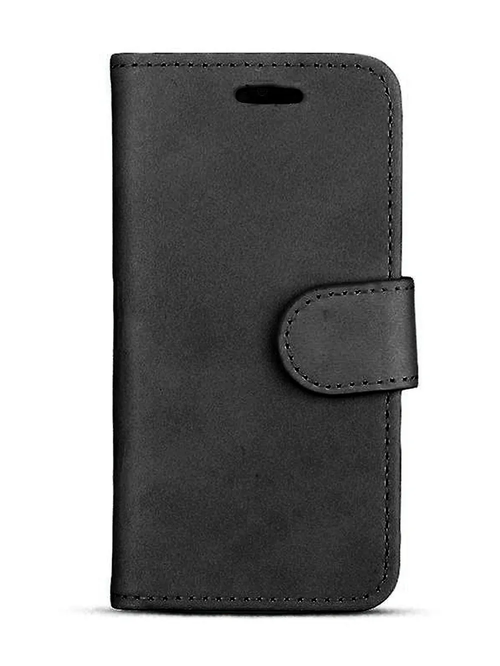 Чехол - книжка из эко кожи с застежкой Protective Case Apple iPhone 5/5s/5se черный | Мобильные