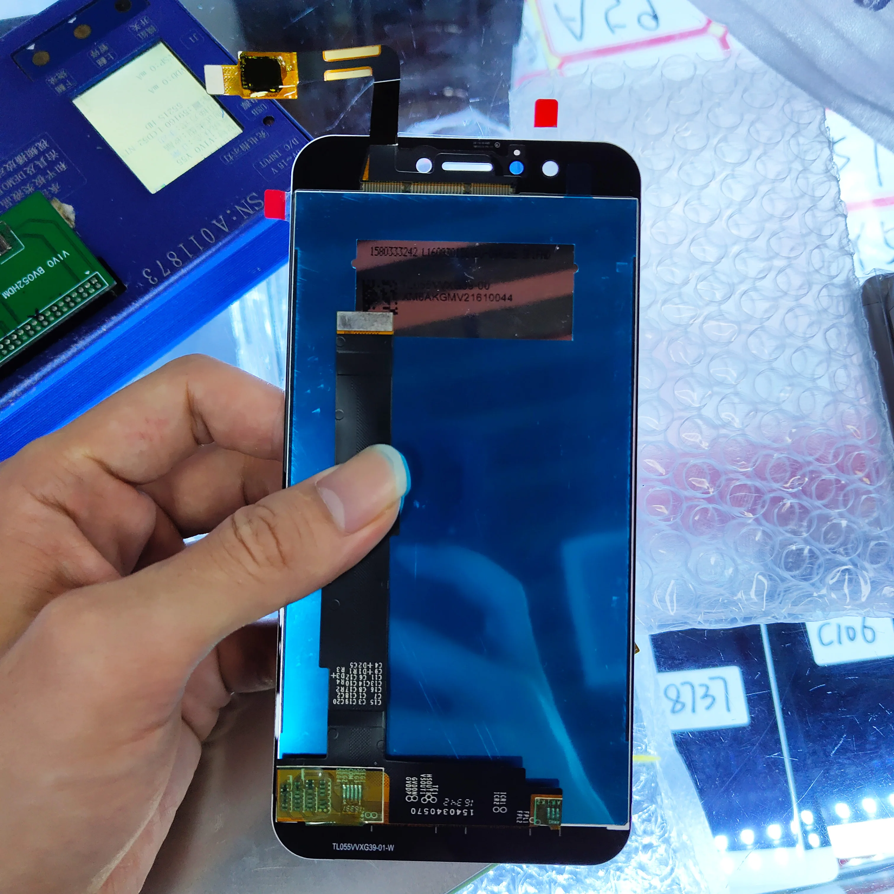 Высокое качество белый/золотой 5,5 дюйма для CoolPad ivvi K5 ЖК-дисплей сенсорный экран дигитайзер сборка Замена