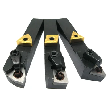 

HHO-3PCS 5/8 inch Lathe Excircle Indexable Carbide Turning Tool Holder Set with 3Pcs Indexable Carbide Inserts