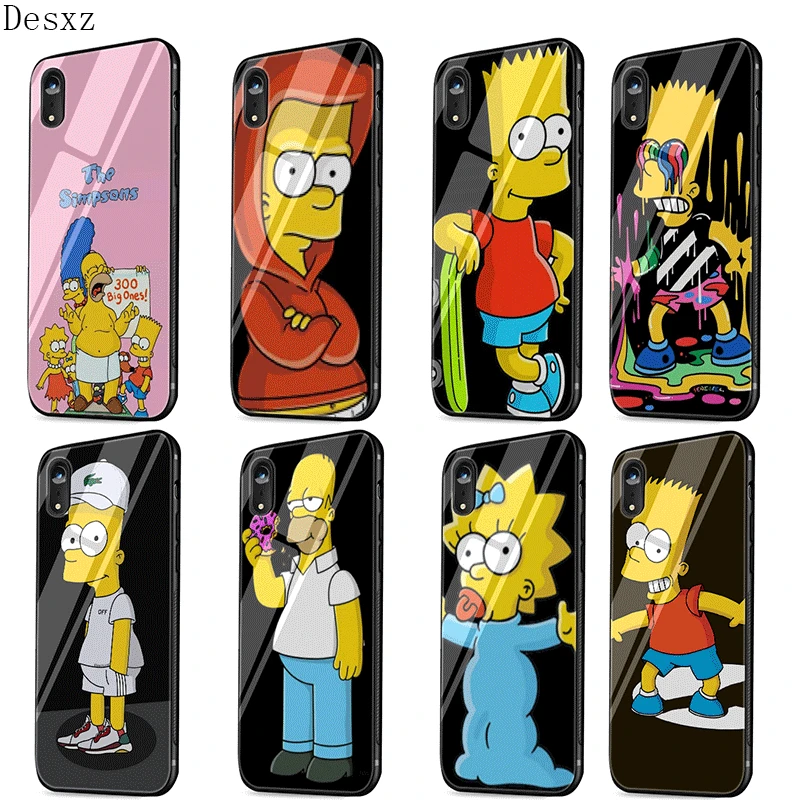 Чехол для телефона из ТПУ и стекла iPhone 5 5s SE 6 6S 7 8 Plus 11 Pro XR X XS Max чехол с