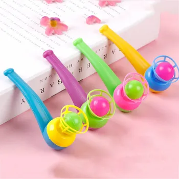 

Corlor Random Cute Little Toy Tobacco Pipe Blowing Ball Nostalgia Suspended Ball Classic Childhood Educational Toys For Children
