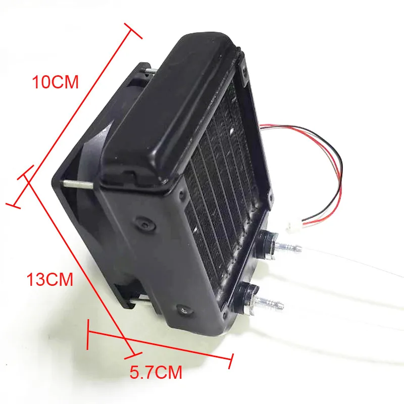 

Gasoline Engine Model Accessories 130MM Cooling Wind Water Cooling Row Plus Water Cooling Fan