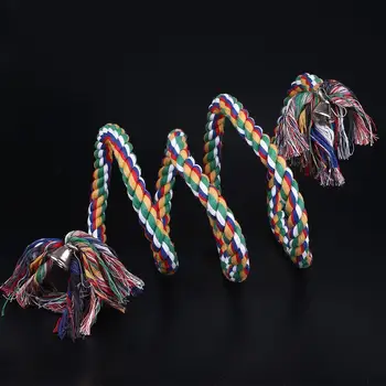 

Parrot Rope Pet Bird Coil Swing Perches Cockatiel Conure Budgie Cage Toy
