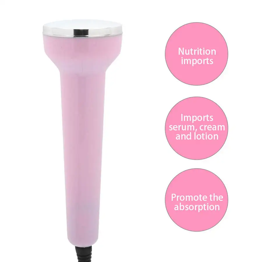 Ultrasonic Massager Beauty Machine Face Probe Facial Detoxification Instrument Universal Probe Instrument Line Face neck face massager skin care device