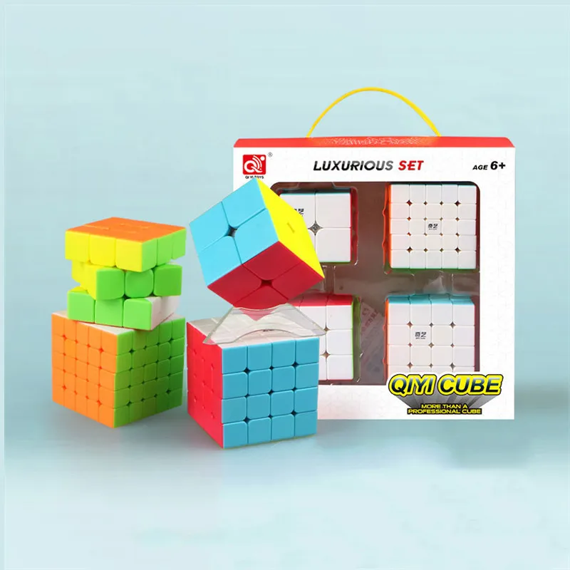

Qiyi Cube 2x2 3x3 4x4 5x5 Magic Speed Cube Stickerless Puzzle Cube 3x3x3 4x4x4 Professional Cubo Magico Educational Toys For Kid