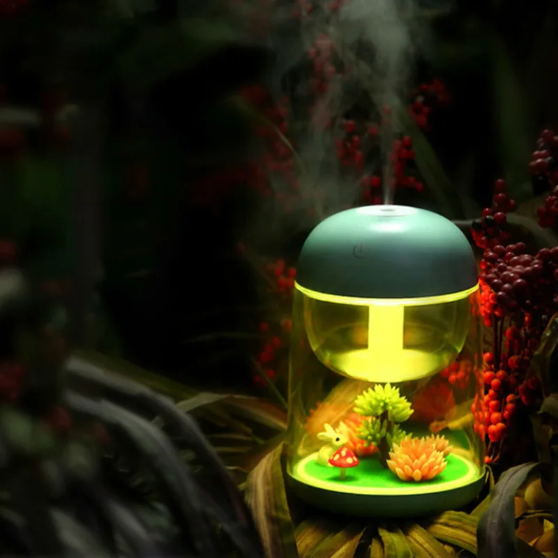 Творческий микро пейзаж увлажнитель воздуха для маленьких Офис прозрачный