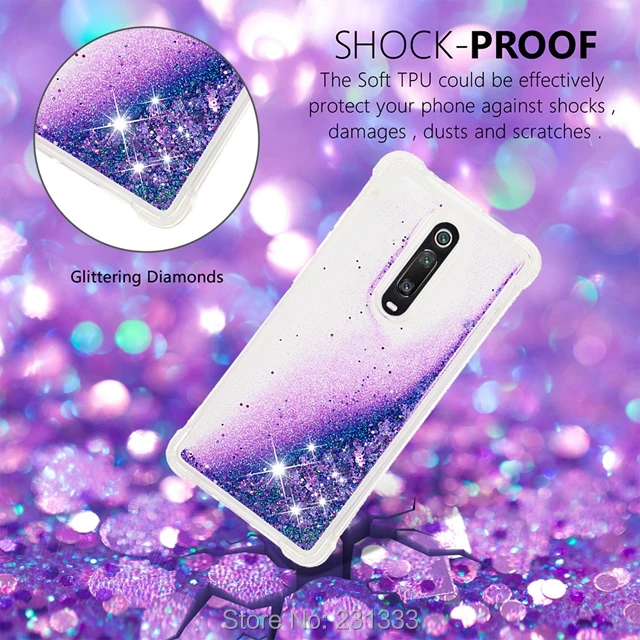 

C-ku For Xiaomi Redmi K20 7A For Huawei P20 Lite 2019 3D Liquid Quicksand Glitter Soft TPU Case Heart Cover Skin Fashion 100pcs