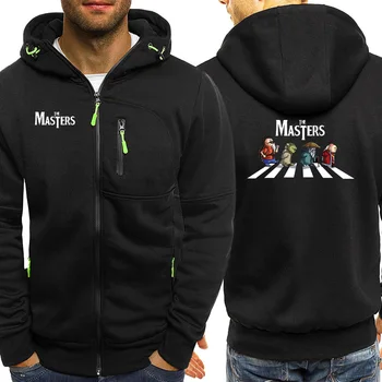 

Japanese Anime Hoodie The masters Print Fleece Coat Men Hoodies Funny Streetwear Mens Sweatshirt Spring Autumn Casual Jacket