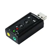 7,1 внешние USB звуковые карты портативные USB 2,0 внешняя звуковая карта Виртуальная 7,1 канальный стерео 3,5 мм аудио адаптер для наушников