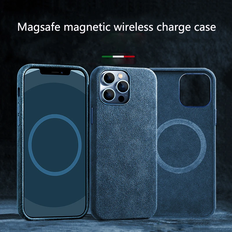 Противоударные чехлы для телефонов Magsafe iphone 13 Pro Max магнитный чехол с беспроводной
