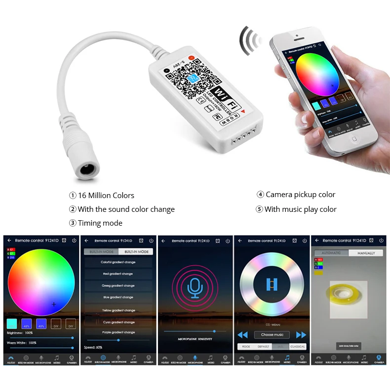 5 м Wifi светодиодный светильник для DIY умного дома RGB RGBW RGBWW WiFi приложение управление Светодиодный светильник Luz умный Светильник Жизни ing для Android/IOS