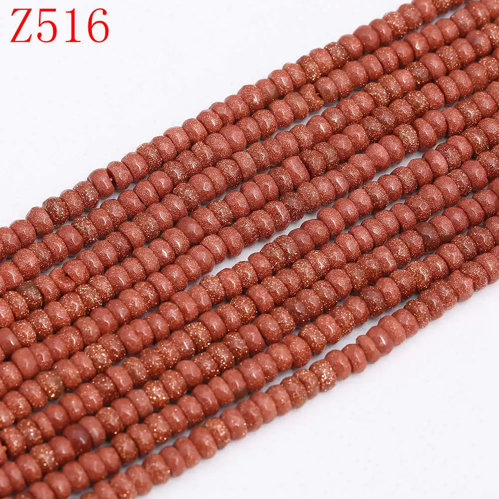 Goldstone Yumten круглые блестящие малахитовые бусины 5 мм* 8 мм бусины DIY бирюзовый агат украшение из розового кварца ручной работы натуральные аксессуары натуральные камни бисер для бисероплетения - Цвет: Goldstone