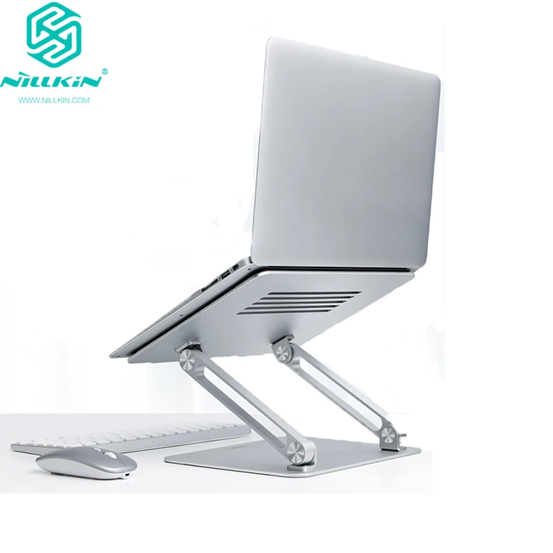 NILLKIN Aluminum Laptop Stand Foldable Free Lift Height/Anlge Adjustable Notebook Cooling Holder fo