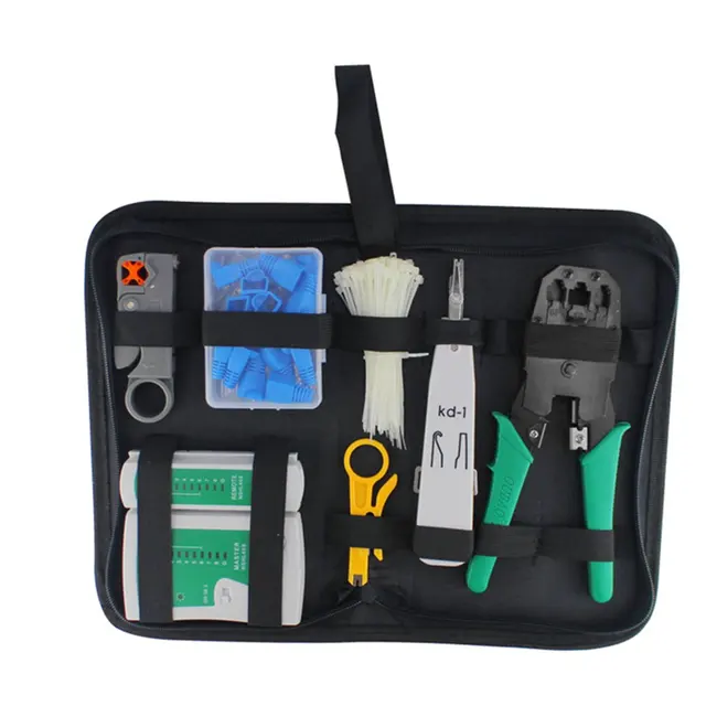 $7.32 RJ45 Crimping pliers Portable LAN Network Repair Tool Kit Cable Tester AND Plier Crimp Crimper Clamp