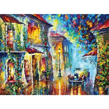 

42.5 * 30cm 1000 pcs Night Street Jigsaw Puzzle Educational Toys for Adults Assembling Puzzle Games Gifts