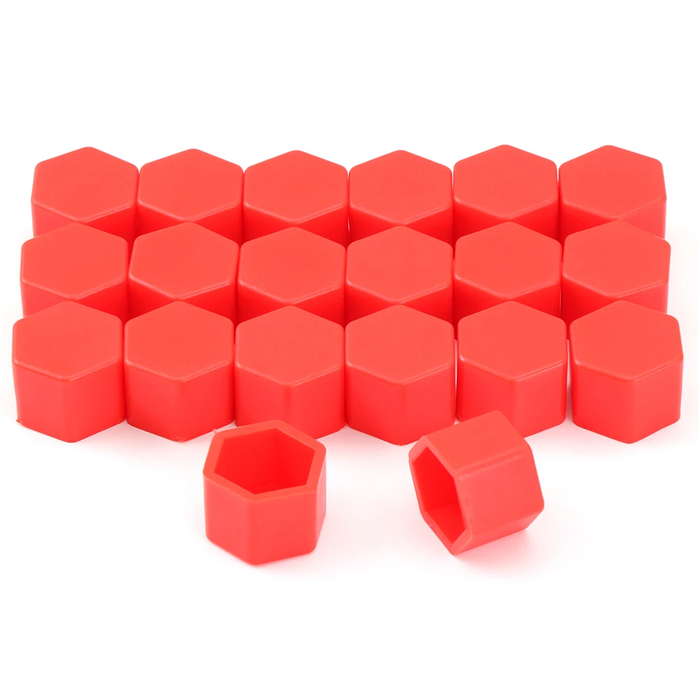 20pcs 19mm Car Bolt Caps Wheel Nuts Silicone Covers Practical Hub Screw Cap Protector