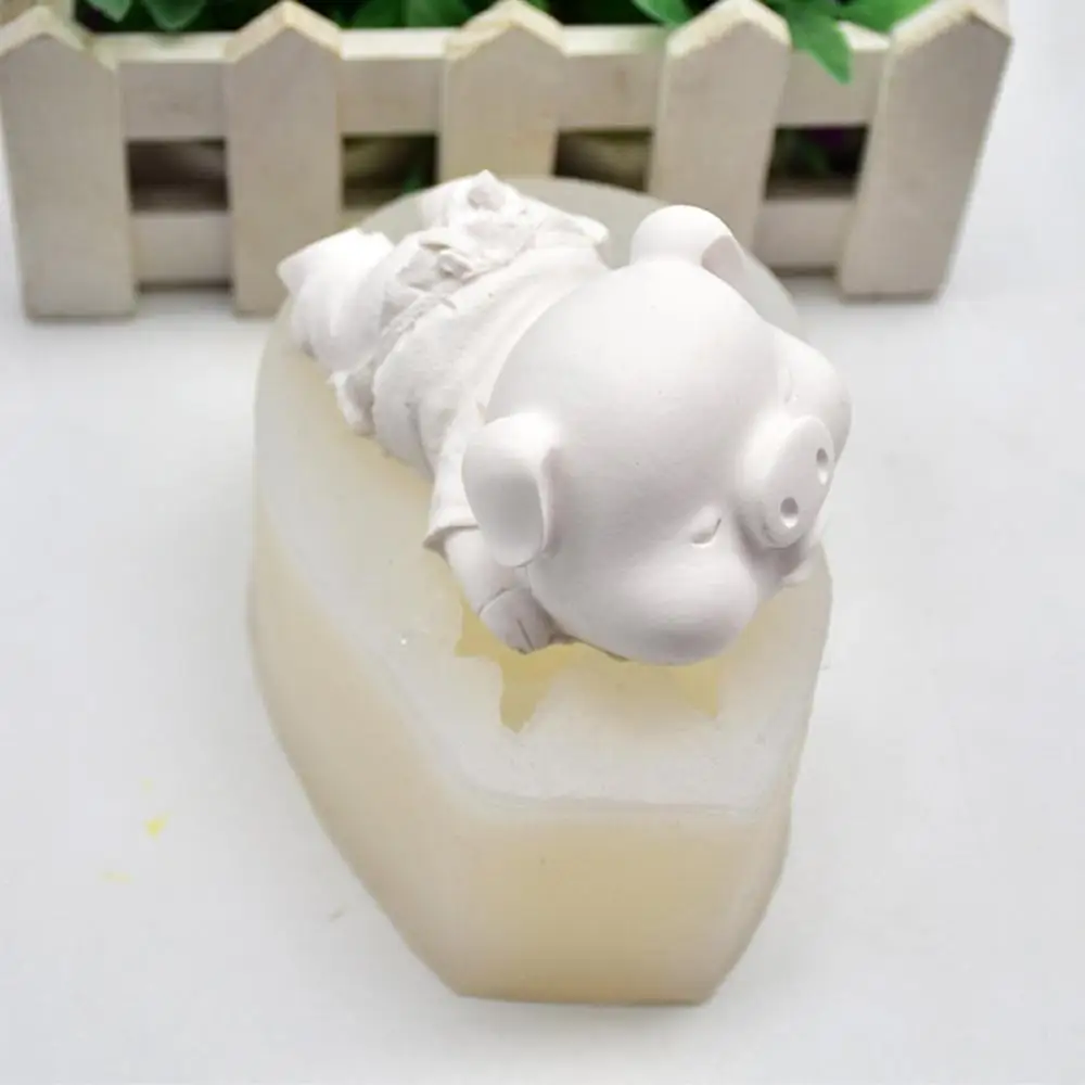 Diy Инструменты для выпечки Новые Креативные 3D стерео слюна свинья силиконовая формочка для выпечки Diy вечерние инструменты для украшения торта