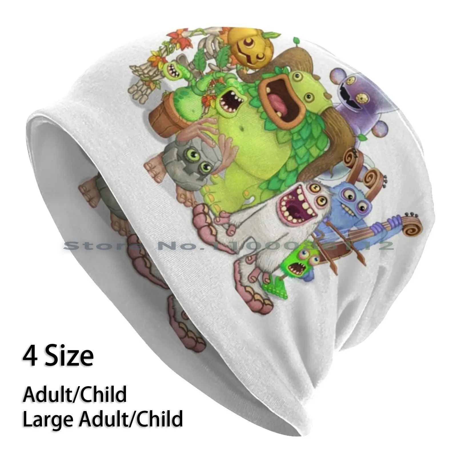 My Singing Monsters Personaggi Berretti Cappello Lavorato A Maglia My Singing Singing Monsters App Gioco Di Natale Cute Funny Kids Bambini Mammtt