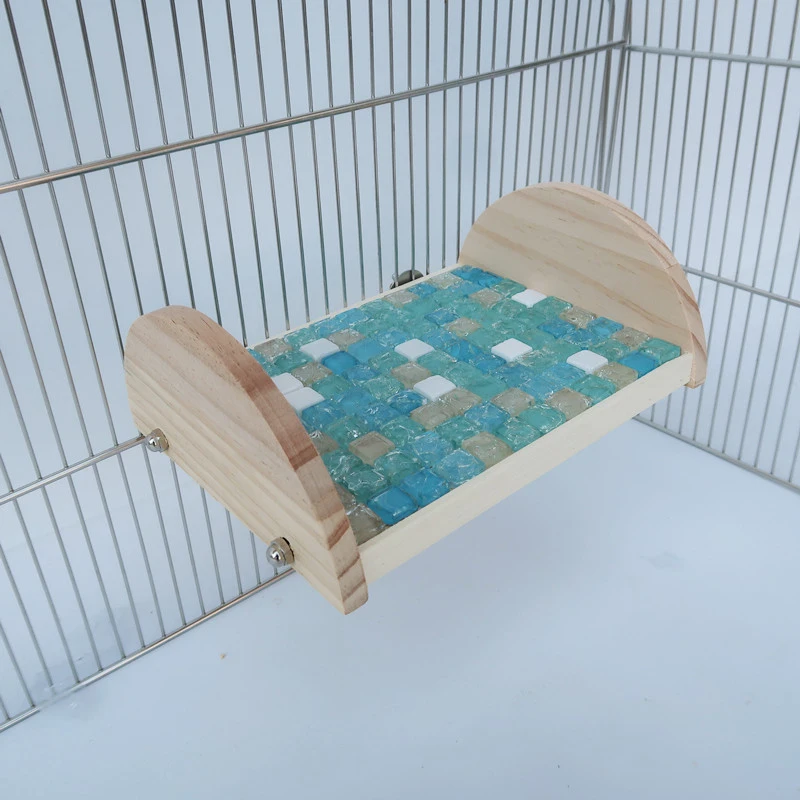 

Hamster Cooling Bed Summer Cool Hamster Squirrel Cooling Down Small Pet Cage Bed Play Toy Pet Supplies