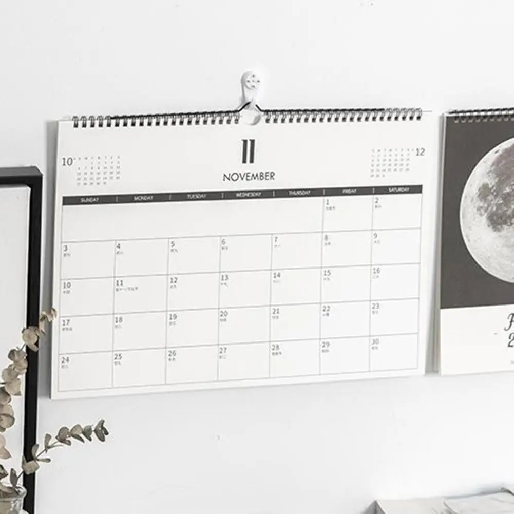 Настенный календарь Настольный календарь с октября по декабрь расписание календарь школьные офисные аксессуары