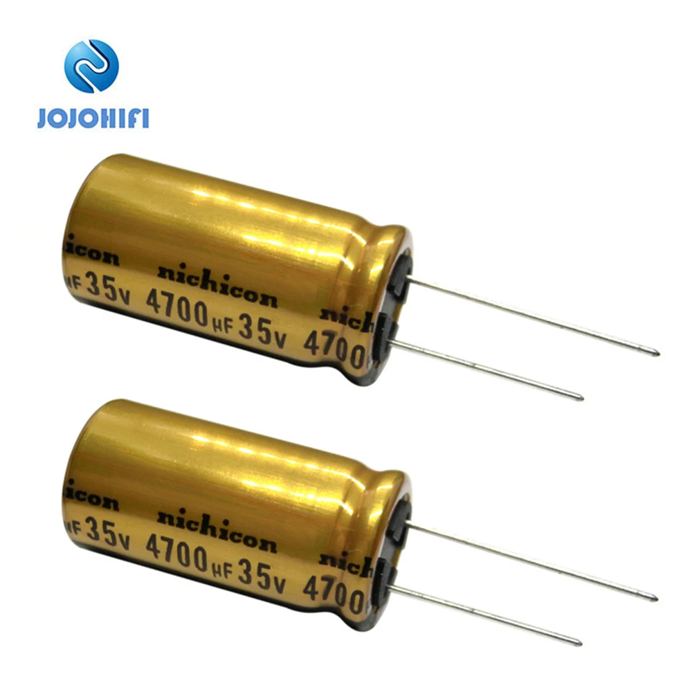 2pcs-20pcs/Lots of  Nichicon FW 35V 4700uF 18x35mm Pitch 7.5mm 85 ℃ Capacitors 4700UF/35V Audio Filter Electrolytic Capacitor