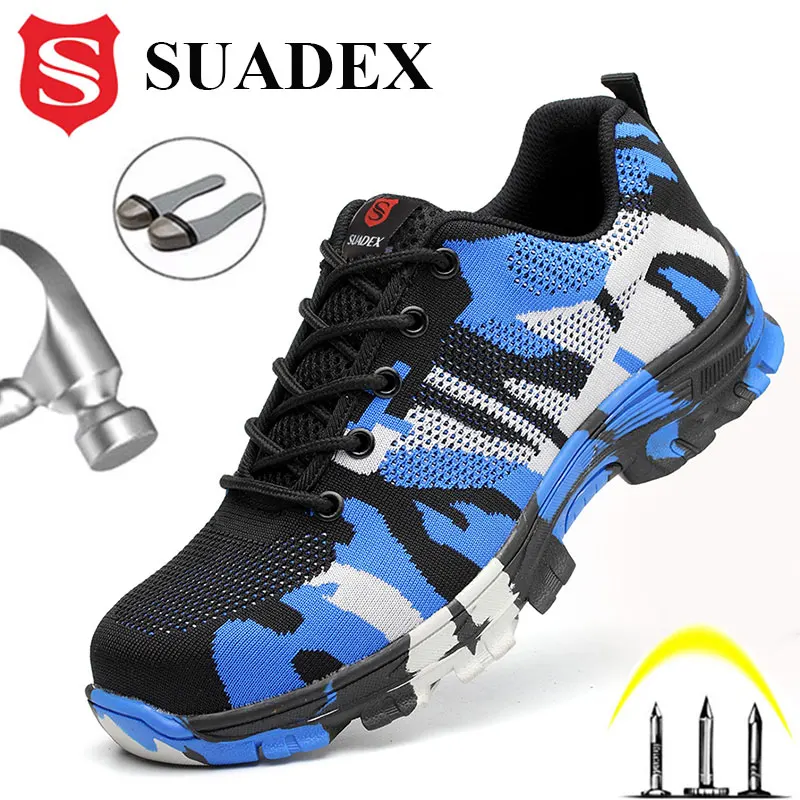 Best Seller Safety-Shoes Steel-Toe Indestructible Breathable Women SUADEX 48 Plug-Size Anti-Smashing-Work aVjgXNVdy