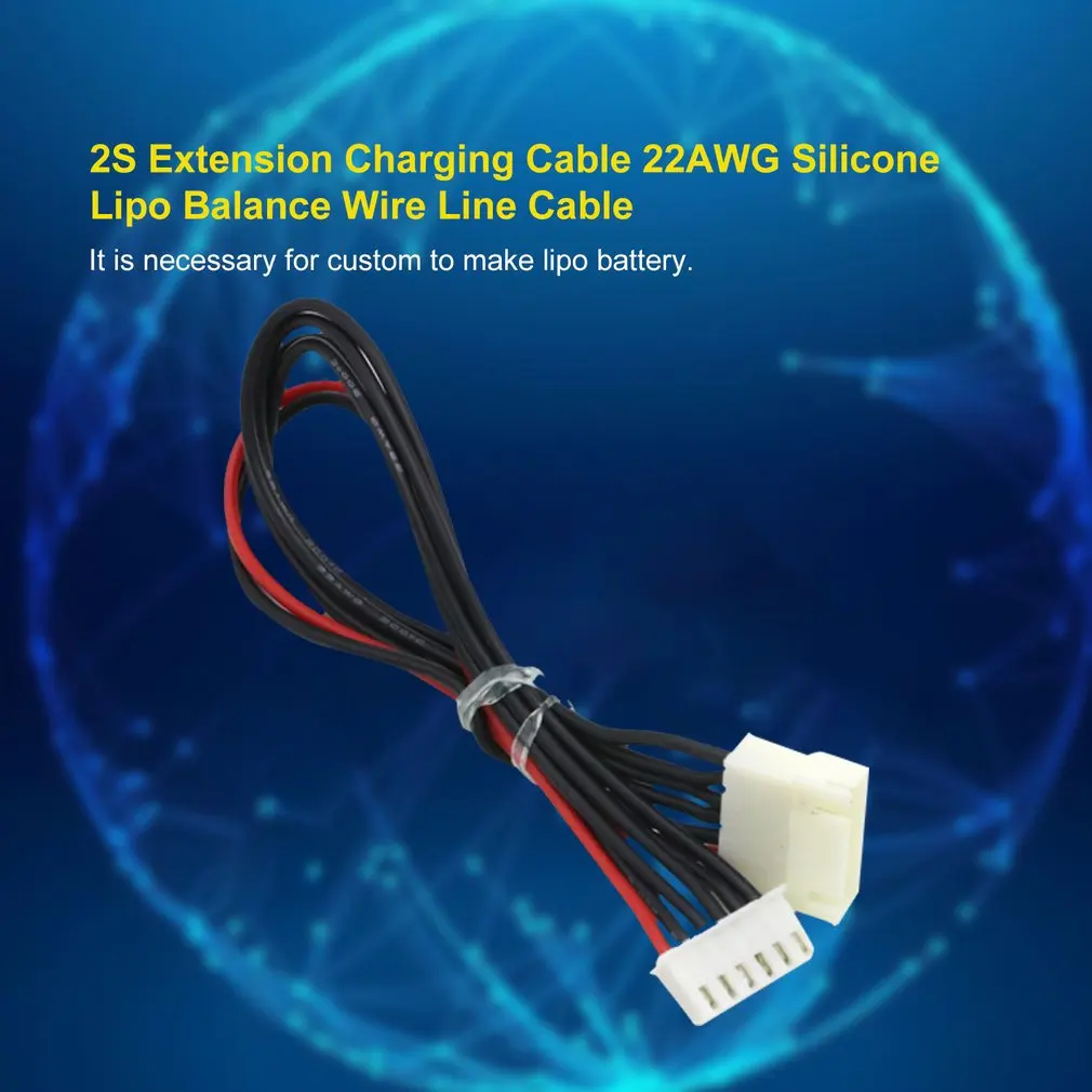 3S Extension Charging Cable 22AWG Silicone Lipo Balance Wire Line Male Female Cable For RC Battery B6 Adapt