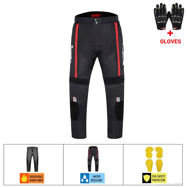 Waterproof Motorcycle Jacket Pants Off-Road Racing Motocross Riding Jacket Suit Men Windproof Touring Moto Protective Suit GR-K05 GN Pants