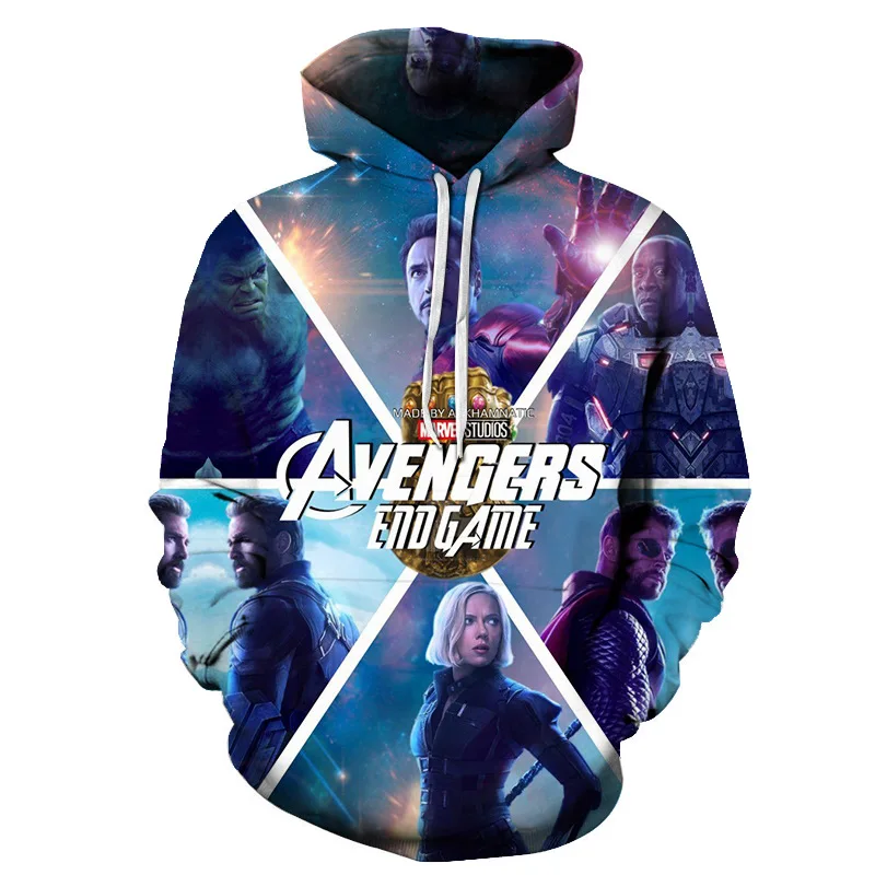 Мстители 4 Endgame уличная Мужская Женская толстовка с длинным рукавом толстовки супергерой Мужская Весенняя Толстовка с длинным рукавом Homme - Цвет: LMS1167(Asian Size)