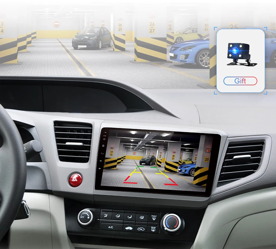 Discount AWESAFE for Honda Civic 2012 2013 2014 2015 Car Radio Multimedia video player GPS No 2din 2 din Android 8.1 2G+32G 18