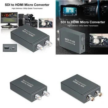 

HD to 3G-SDI/HD 1080p Converter HD/SDI Embedded Audio Converter with Data Cable SDI to HD/HD to SDI