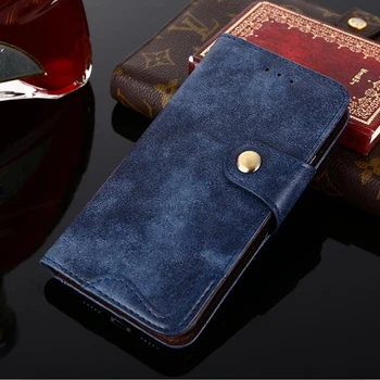 

For Meizu Charm Blue M6 M5 M3 M2 Note M6s M6T M5s E2 Vintage Western Cowboy Rivet Flip Leather Phone Case Stand Cover Coque Capa