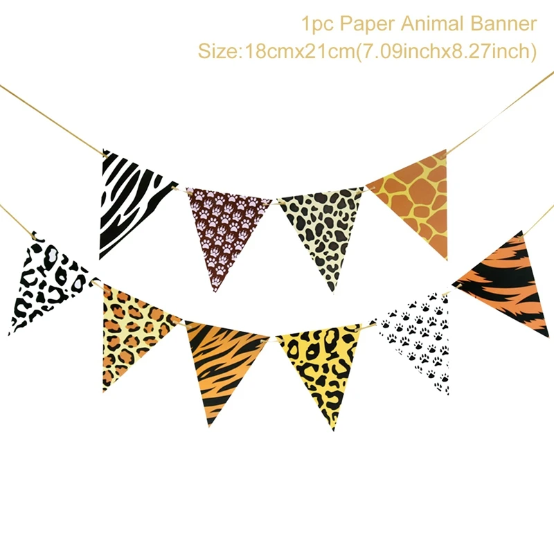animal banner QIFU воздушный шар из фольги в виде животного джунгли для вечеринки в стиле сафари воздушные шары для дня рождения сафари день рождения вечеринки зоопарк воздушные шарики в форме животных День Рождения Декор набор - Цвет: animal banner