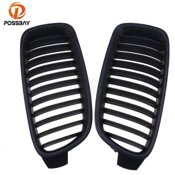 

POSSBAY Car Auto Styling Matte Black Front Racing Grills Decoration Fit for BMW 3-Series F31 Touring 2012-2017 Car Grille Grills