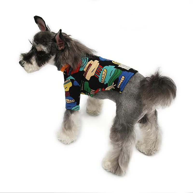 Модная одежда с персональным принтом для домашних собак; пальто с капюшоном; одежда для щенков; толстовка с капюшоном для маленьких собак; нарядная одежда для собак