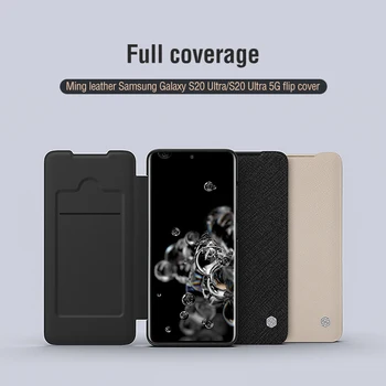 

For Samsung Galaxy S20 Ultra Case Nillkin Flip Leather Case Card Slot Back Cover for Samsung Galaxy S20 S20 Plus 5G Nilkin case