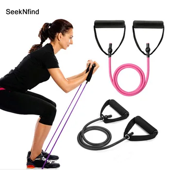 5 Levels Resistance Bands with Handles Yoga Pull Rope Elastic Fitness Exercise 2